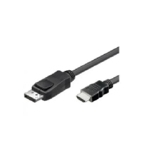 Bilde av best pris TECHLY 304321 Techly Monitor cable DisplayPort/HDMI M/M black 2m PC tilbehør - Nettverk - Diverse tilbehør