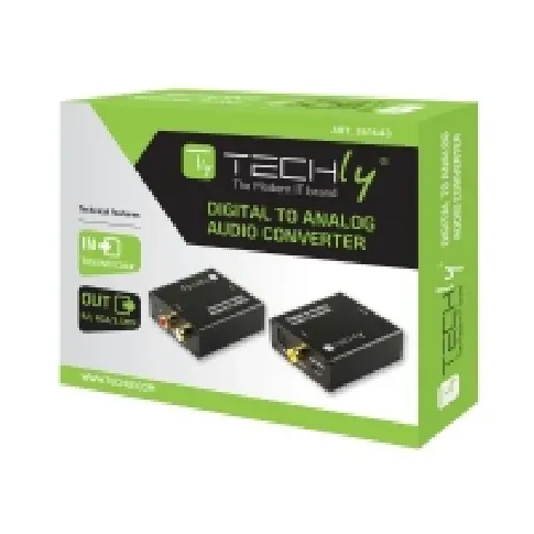 Bilde av best pris TECHly - Lydomformer fra digital til analog - svart PC tilbehør - Programvare - Multimedia