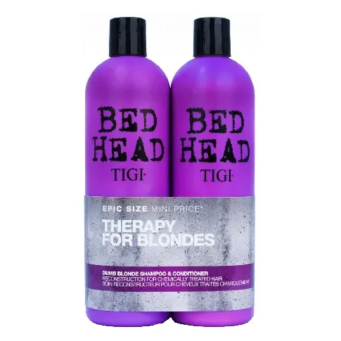 Bilde av best pris TIGI - Bed Head Dumb Blonde Shampoo + Conditioner 2 x 750 ml - Skjønnhet
