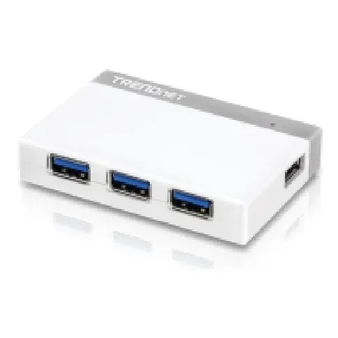 Bilde av best pris TRENDnet TU3 H4 - Hub - 4 x SuperSpeed USB 3.0 - stasjonær PC tilbehør - Kabler og adaptere - USB Huber
