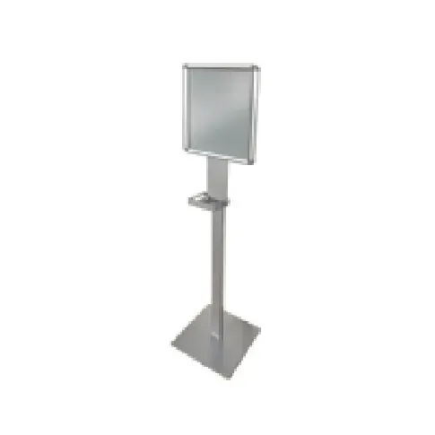 Bilde av best pris TWIN AGENDA Soap Dispenser Stand with A3 Snapframe - Silver Rengjøring - Personlig Pleie - Andre
