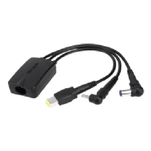 Bilde av best pris Targus 3-Way DC Charging Hydra - Strømadapter - 3-stiftsstrøm - svart - Europa - for Targus Universal USB 3.0, Universal USB 3.0 DV4K PC tilbehør - Ladere og batterier - Bærbar strømforsyning