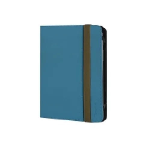 Bilde av best pris Targus Foliostand - Beskyttelsesboks for nettbrett - polyuretan - svart, blå - for Samsung Galaxy Tab 4 (7 tommer) PC & Nettbrett - Nettbrett tilbehør - Deksel & vesker