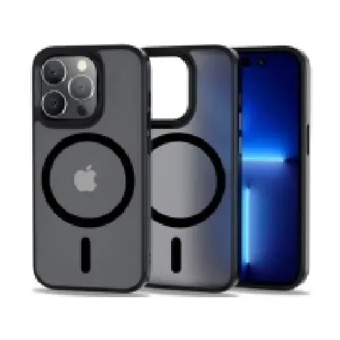 Bilde av best pris Tech-Protect Etui Tech-protect Magmat MagSafe Apple iPhone 14 Pro Matte Black Tele & GPS - Mobilt tilbehør - Deksler og vesker