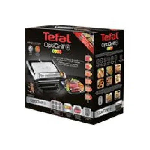 Bilde av best pris Tefal GC712D34, 2000 W, Optigrill, Elektrisk Sort/sølv Kjøkkenapparater - Kjøkkenutstyr - Bordgrill