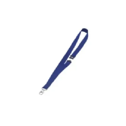 Bilde av best pris Tekstilhalsbånd Durable 20 mm blå keyhanger Sport & Trening - Tilbehør - Nøkkelhengere