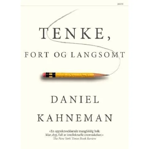 Bilde av best pris Tenke, fort og langsomt - En bok av Daniel Kahneman