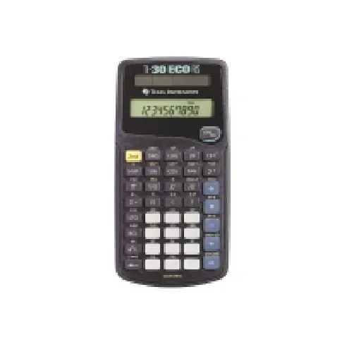 Bilde av best pris Texas Instruments TI-30 eco RS - Vitenskapelig kalkulator - 10 sifre - solpanel Kontormaskiner - Kalkulatorer - Tekniske kalkulatorer