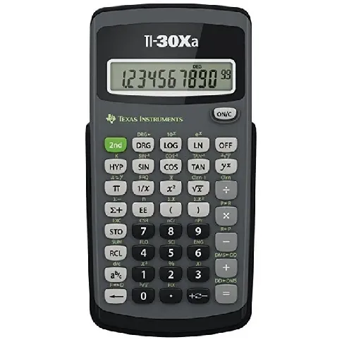 Bilde av best pris Texas Instruments - TI-30Xa Scientific Calculator - Kontor og skoleutstyr