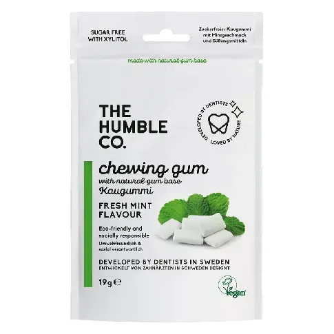 Bilde av best pris The Humble Co Humble Natural Chewing Gum Fresh Mint 10pcs Helse & velvære - Tannpleie