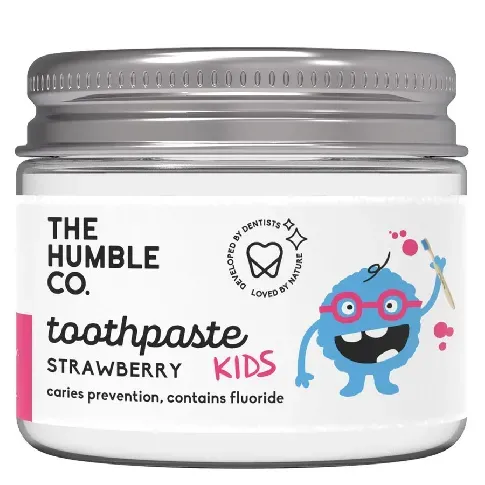 Bilde av best pris The Humble Co Humble Natural Toothpaste In Jar Kids Strawberry 50 Helse & velvære - Tannpleie