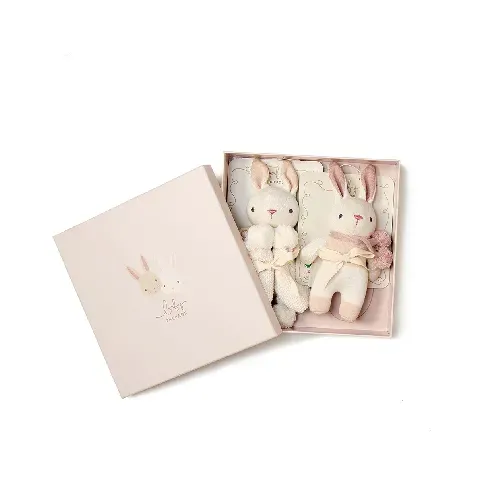 Bilde av best pris ThreadBear - Gift Box Set - Cream Bunny - Comforter and Rattle - (TB4080) - Leker