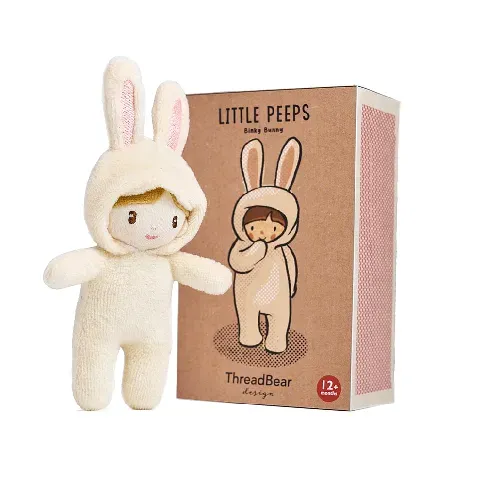 Bilde av best pris ThreadBear - Little Peeps - Binky Bunny Doll 13,5 cm - (TB4111) - Leker