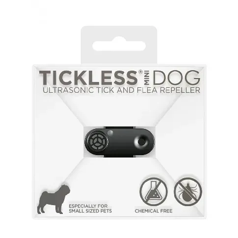 Bilde av best pris Tickless Mini Dog Elektronisk Flåttavviser (Svart) Hund - Hundehelse - Flåttmiddel til hund