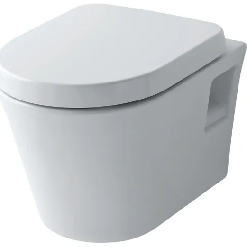 Bilde av best pris Til ES vegghengt toalett, uten skyllekant, rengjøringsvennlig, hvit Baderom > Toalettet