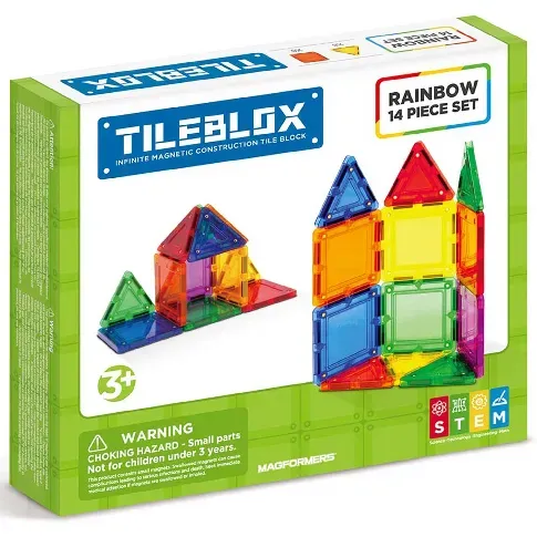 Bilde av best pris Tileblox - Rainbow - 14 pcs set (3200) - Leker