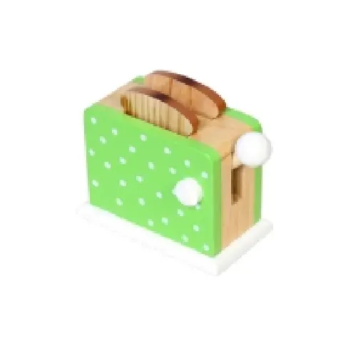 Bilde av best pris Toaster grøn m. prikker til børn Leker - Rollespill - Leke kjøkken og mat