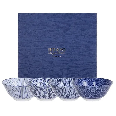 Bilde av best pris Tokyo Design Studio Nippon Blue skål 15,2 cm, 4 stk Skål