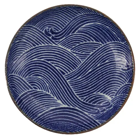 Bilde av best pris Tokyo Design Studio Seigaiha tallerken 15.8 x 2.5 cm, blå Tallerken