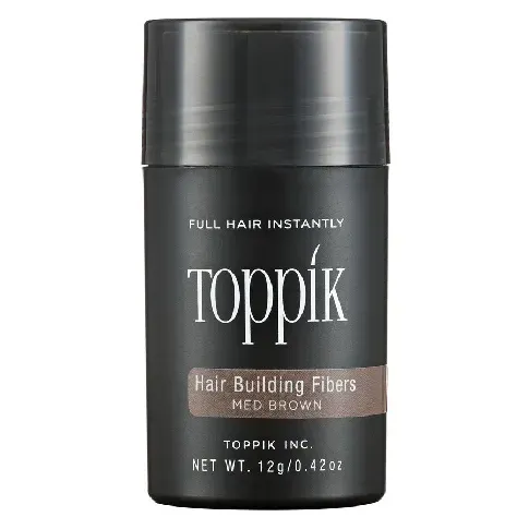 Bilde av best pris Toppik Hair Building Fiber Medium Brown 12g Hårpleie - Hårfarge - Oppfriskning