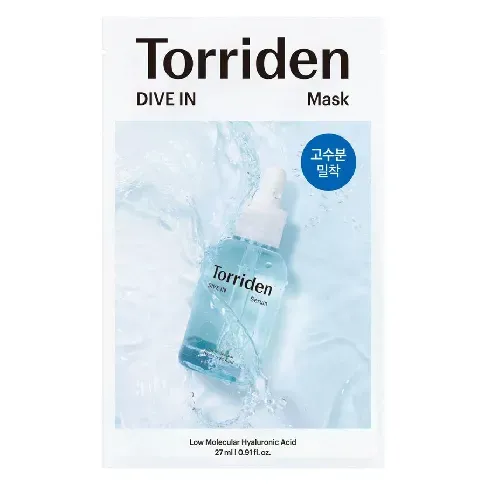 Bilde av best pris Torriden DIVE-IN Low Molecular Hyaluronic Acid Mask Pack 10pcs Vegansk - Hudpleie