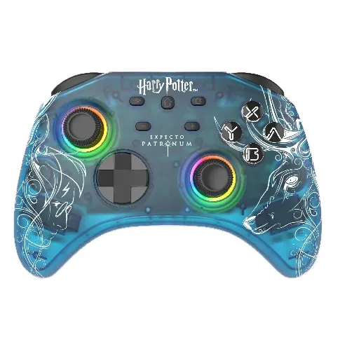 Bilde av best pris Trade Invaders Harry Potter Expecto Patronum Blue Gamepad Nintendo Switc - Videospill og konsoller