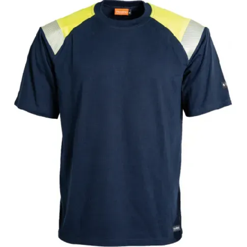 Bilde av best pris Tranemo flammehemmende T-skjorte 637989, gul/marine, størrelse 3XL Backuptype - Værktøj