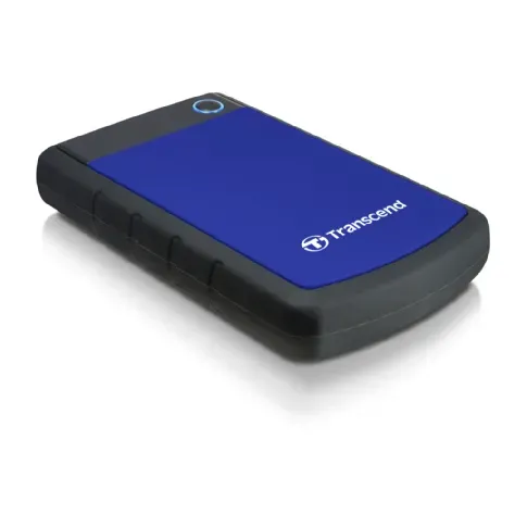 Bilde av best pris Transcend Transcend 2,5" ekstern harddisk 1TB, USB 3.0, blå Harddisk,Tilbehør til datamaskiner