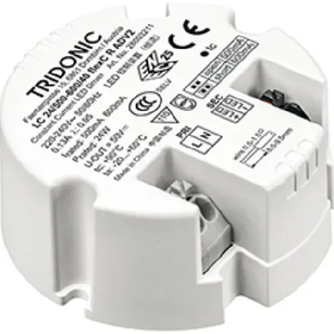 Bilde av best pris Tridonic LED-driver, LC 24W 500-600mA flexC, rund Backuptype - El