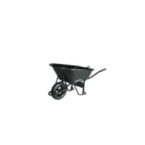 Bilde av best pris Truper 11777, Manual wheelbarrow, 1 hjul, Oppblåsbare hjul, Metall, Plast, Sort, 170 l Hagen - Hageredskaper - Trillebår