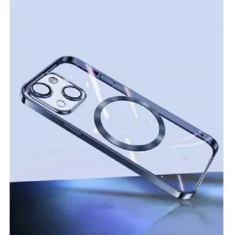 Bilde av best pris Turtos Mobildeksel MagSafe Transparent iPhone 15, Navy Blue Mobiltelefontillbehör,Mobildeksel og futteral iPhone,Elektronikk