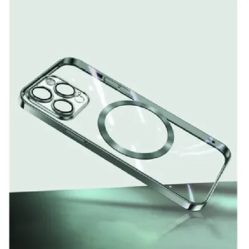 Bilde av best pris Turtos Mobildeksel MagSafe Transparent iPhone 15 Pro, Green Mobiltelefontillbehör,Mobildeksel og futteral iPhone,Elektronikk