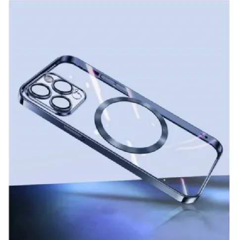 Bilde av best pris Turtos Mobildeksel MagSafe Transparent iPhone 15 Pro Max, Navy Blue Mobiltelefontillbehör,Mobildeksel og futteral iPhone,Elektronikk