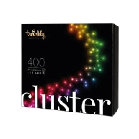 Bilde av best pris Twinkly Cluster 400 Multicolor RGB LED-er - 6 meter/400 lys Smart hjem - Smart belysning - Smarte lamper - Lette lenker