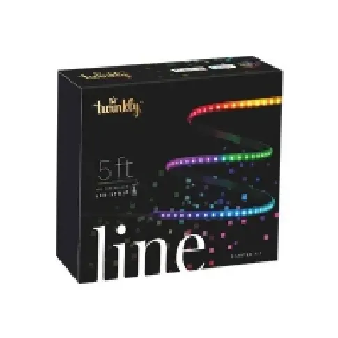 Bilde av best pris Twinkly - Stringlys - LED - RGB-lys - svart kabel Belysning - Intelligent belysning (Smart Home) - Intelligent belysning
