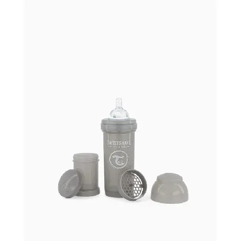 Bilde av best pris Twistshake - Anti-Colic Baby Bottle Pastel Grey 260 ml - Baby og barn