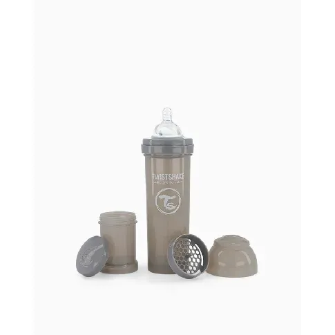 Bilde av best pris Twistshake - Anti-Colic Baby Bottle Pastel Grey 330 ml - Baby og barn
