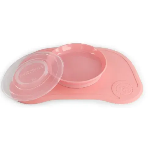 Bilde av best pris Twistshake - Click Mat + Plate 6+m Pastel Pink - Baby og barn