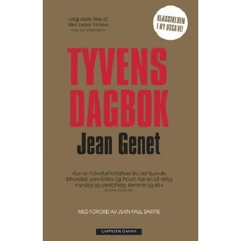 Bilde av best pris Tyvens dagbok av Jean Genet - Skjønnlitteratur