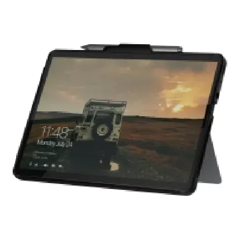 Bilde av best pris UAG-veske for Microsoft Surface Go 3/Go 2/Go [10,5-tommers] m/håndstropp - Scout Black - Bagsidecover til nettbrett - sortering - for Microsoft Surface Go, Go 2 PC & Nettbrett - Nettbrett tilbehør - Deksel & vesker