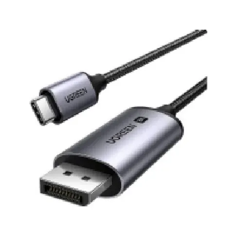 Bilde av best pris UGREEN CM556 USB-C to DisplayPort 8K cable 3m (black) Tele & GPS - Mobilt tilbehør - Deksler og vesker