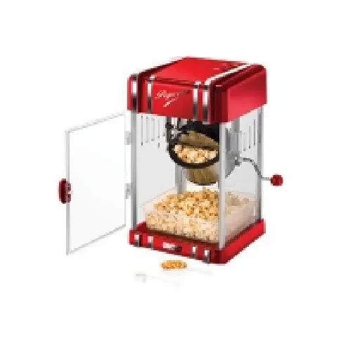 Bilde av best pris UNOLD 48535 Retro - Popkornmaker - 300 W - red metallic/transparent Kjøkkenapparater - Kjøkkenmaskiner - Popcorn maskiner