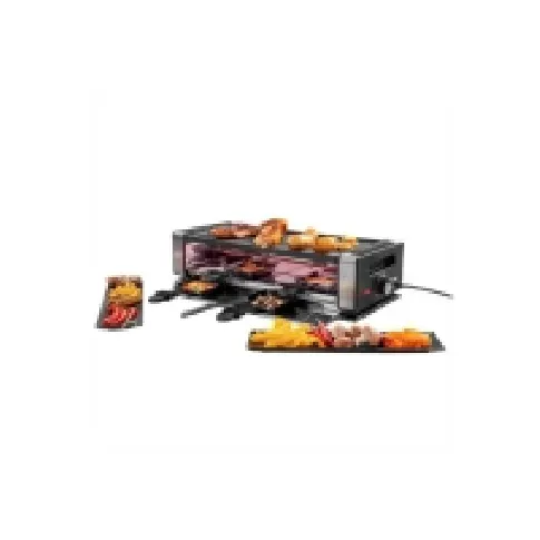 Bilde av best pris UNOLD 48730 Finesse Basic - Raclette/grill/panne - 1.2 kW - svart/rustfritt stål Kjøkkenapparater - Kjøkkenutstyr - Raclette
