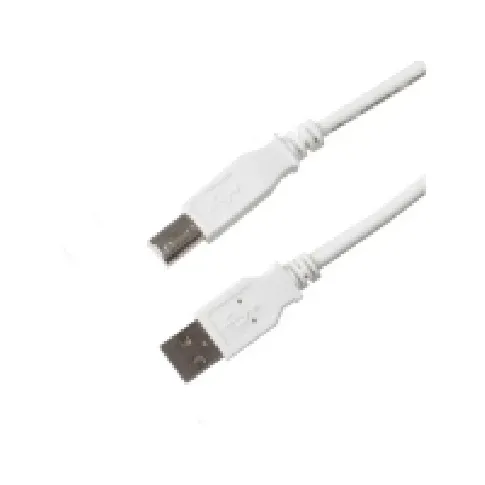 Bilde av best pris USB 2.0 kabel. 3m. Hvid PC tilbehør - Kabler og adaptere - Adaptere
