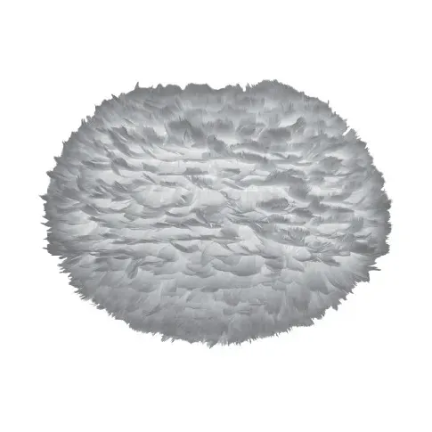 Bilde av best pris Umage Eos lampeskjerm med fjær, grå,Ø65 cm Fjær lampeskjerm