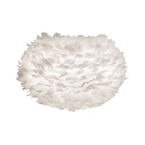 Bilde av best pris Umage Eos lampeskjerm med fjær, hvit,Ø45 cm Fjær lampeskjerm