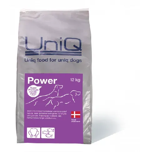 Bilde av best pris UniQ - Dog food Power Adult 12 kg - (103) - Kjæledyr og utstyr
