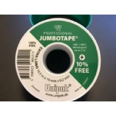 Bilde av best pris Unipak Teflon Tape Jumbotape 11m X 19mm X 0,200mm (1000557) Verktøy & Verksted - Skruefester - Diverse fester