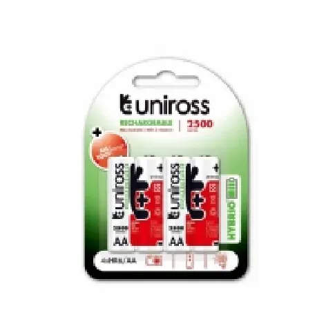 Bilde av best pris Uniross AA 2500 NiMh PC tilbehør - Ladere og batterier - Diverse batterier