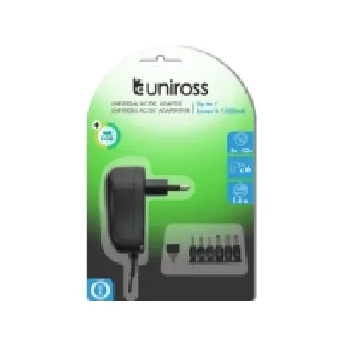Bilde av best pris Uniross universal strømforsyning 1,5A Foto og video - Foto- og videotilbehør - Batteri og ladere